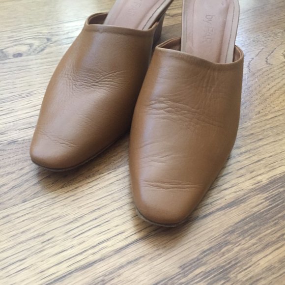 By Far Tan Leather Sienna Mule - Picture 3 of 4